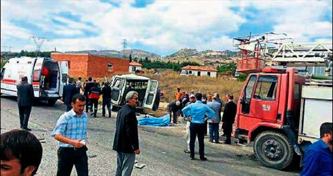Burdur’da kaza: 3 ölü 13 yaralı