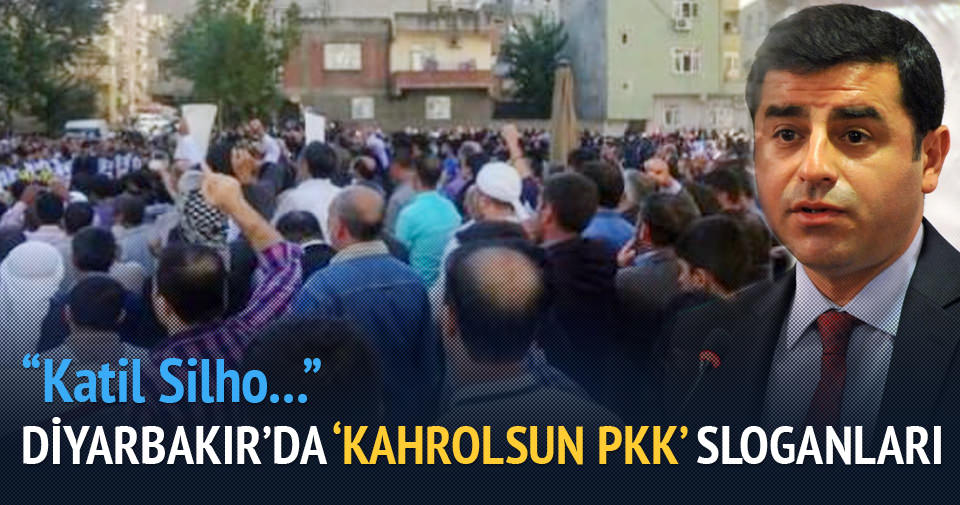 Diyarbakır sokaklarında ’Kahrolsun PKK’ sloganları