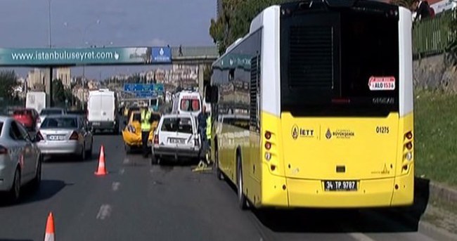 İstanbul’da zincirleme kaza: 7 yaralı
