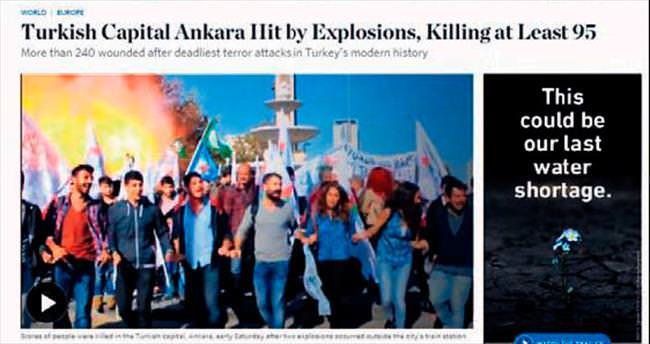 Dünya medyası: Ankara’daki saldırı seçimi hedef alıyor