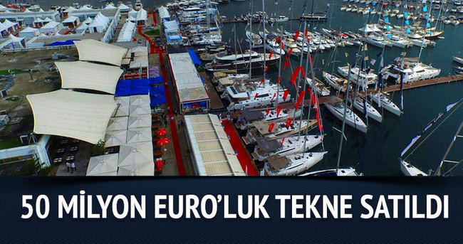 Boat Show’da 50 Milyon Euro’luk tekne satıldı