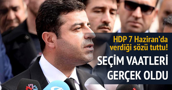HDP, kanlı seçim vaadini tuttu
