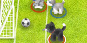 kedi köpek futbol oyunu