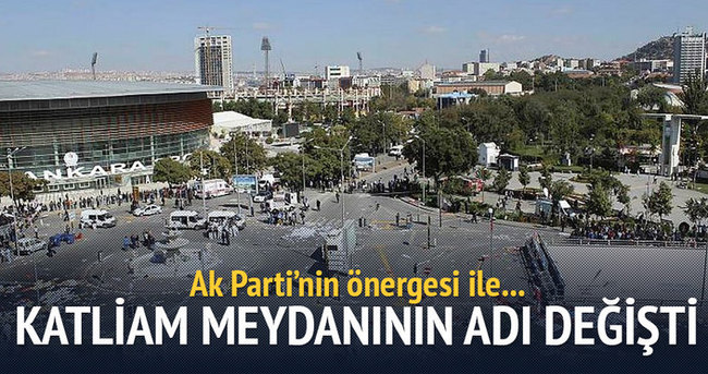Ak Parti’nin önergesi ile Ankara Gar Meydanı’nın ismi değişti