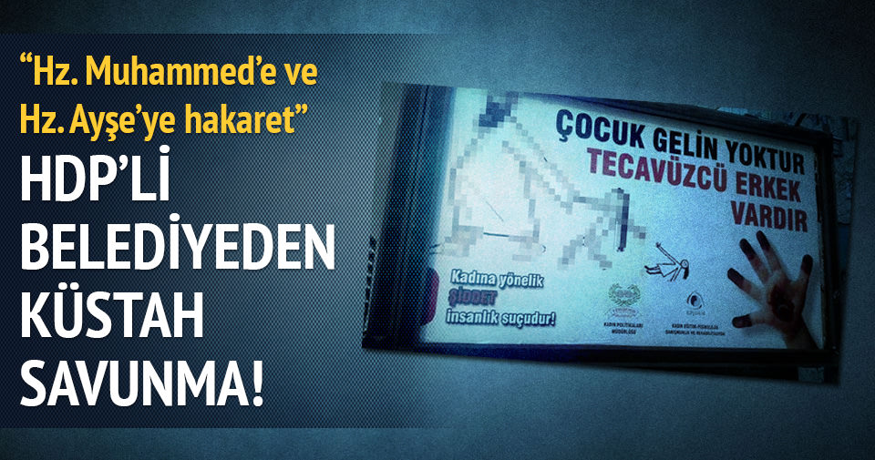 HDP’li belediyeden küstah savunma!