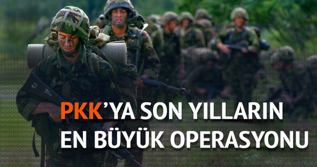 Tunceli’de PKK’ya son yılların en büyük operasyonu