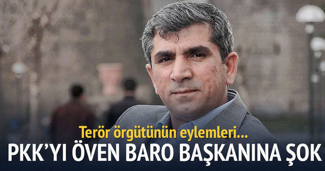 PKK’yı öven Baro Başkanı’na şok
