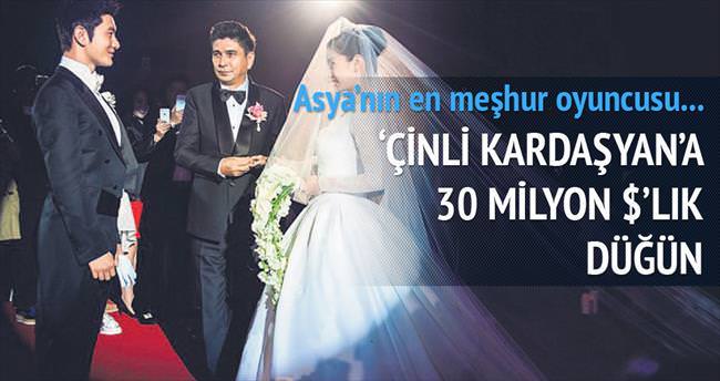 ’Çinli Kardaşyan’a 30 milyon $’lık düğün
