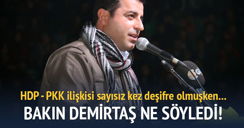 Demirtaş: Sırtımızı PKK’ya dayamadık