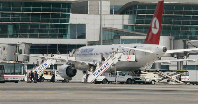 Atatürk Havalimanı’nda hareketli dakikalar!