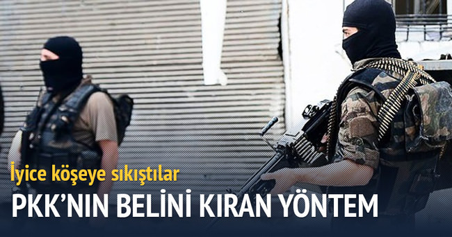 PKK’nın belini kıran yöntem: Köşeye sıkıştılar