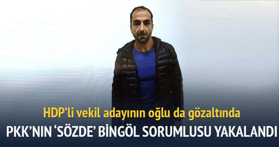 PKK’nın ’sözde’ Bingöl sorumlusu yakalandı