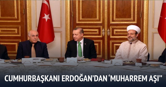 Cumhurbaşkanı Erdoğan, ’Muharrem aşı’ verdi