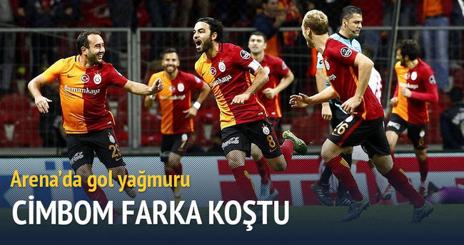 Galatasaray, Eskişehirspor’a gol yağdırdı