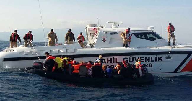 Sahil Güvenlik 71 bin göçmeni boğulmaktan kurtardı!
