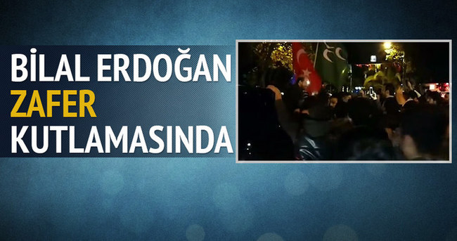 Bilal Erdoğan Bağdat Caddesi’ndeki zafer kutlamasında