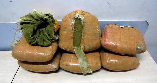 Konya’da 308 kilogram esrar ele geçirildi