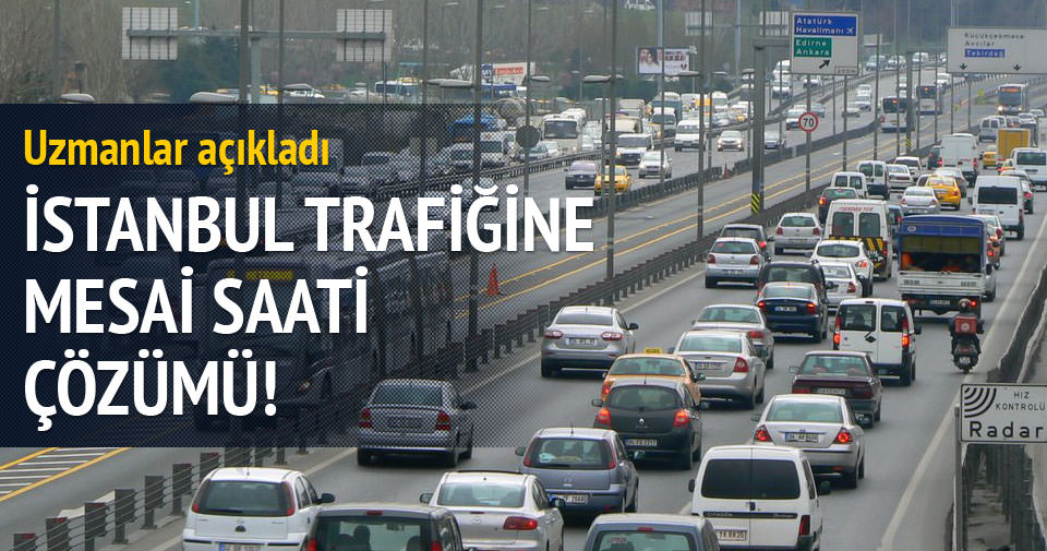 İstanbul trafiğine esnek mesai çözümü