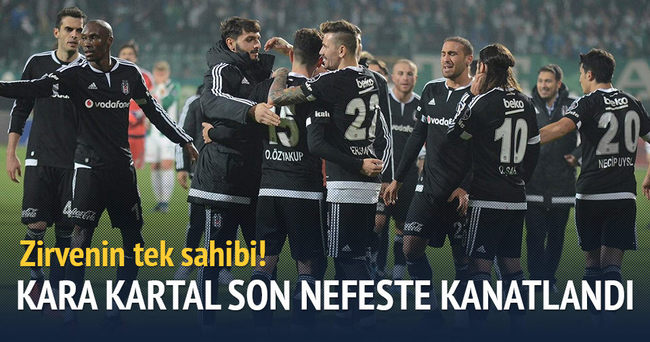 Beşiktaş Bursa’yı son nefeste yıktı