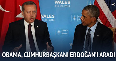 Obama, Cumhurbaşkanı Erdoğan’ı aradı