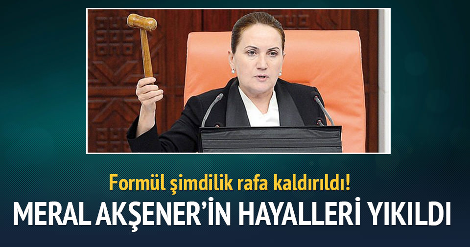 MHP’de ’Meral Akşener’ hayalleri yıkıldı!
