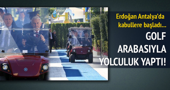 Cumhurbaşkanı Erdoğan kabullere başladı!