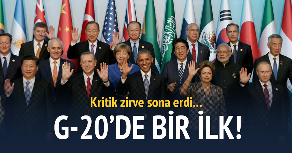 G20 Liderler Zirvesi’nde ’terörle mücadele’ vurgusu