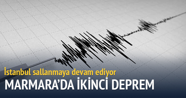 Marmara’da ikinci deprem