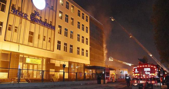 Haliç Üniversitesi’nde yangın
