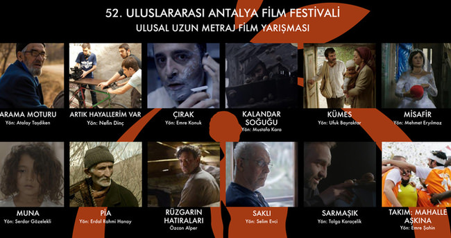 52.Uluslararası Antalya Film Festivali’nde yarışacak filmlerin fragmanı