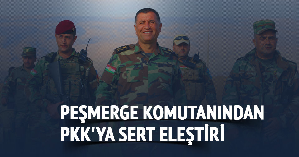 Peşmerge komutanından PKK’ya sert eleştiri