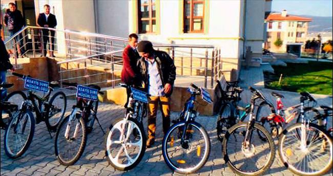 Bisiklet hırsızlarına darbe