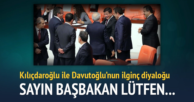 Davutoğlu ile Kılıçdaroğlu’nun sıra centilmenliği!