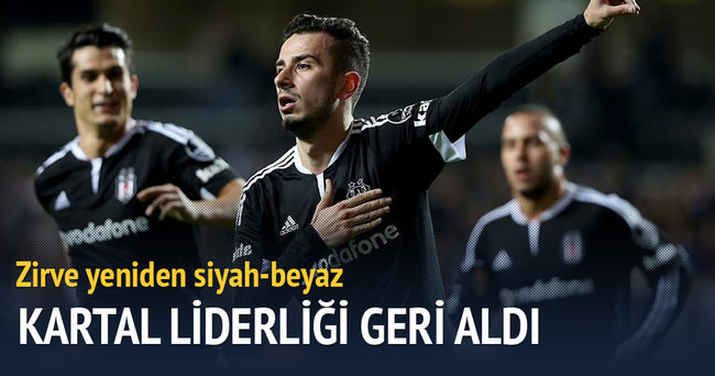 Beşiktaş liderliği geri aldı