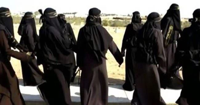IŞİD’li kadınlara baskın!