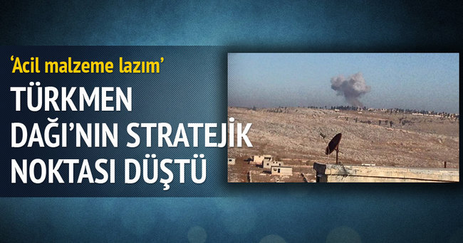Türkmen Dağı’ndaki stratejik tepe düştü