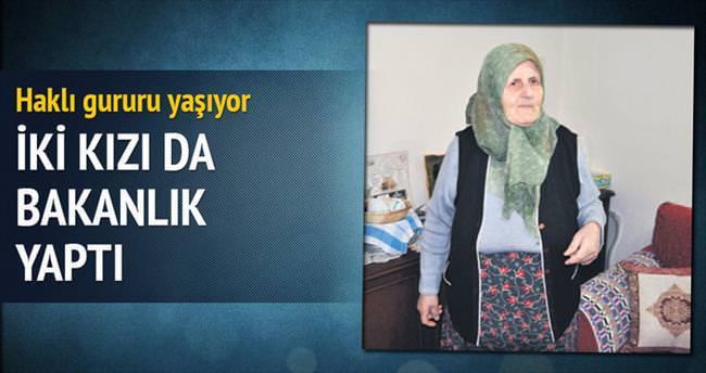 İki kızı da bakan olan annenin gururu