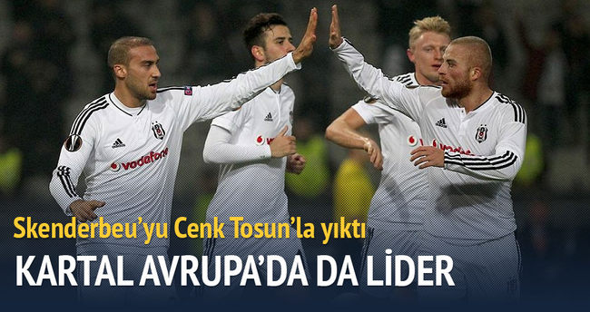 Beşiktaş Avrupa’da da lider