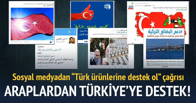 Arap dünyasından Türkiye’ye destek!