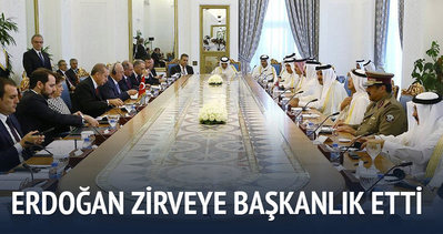 Cumhurbaşkanı Erdoğan zirveye başkanlık etti