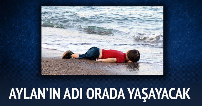 Aylan Kurdi’nin ismi öldüğü sahilde yaşatılacak