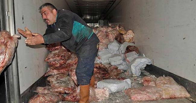 Tuzla’da 43 ton kaçak et yakalandı