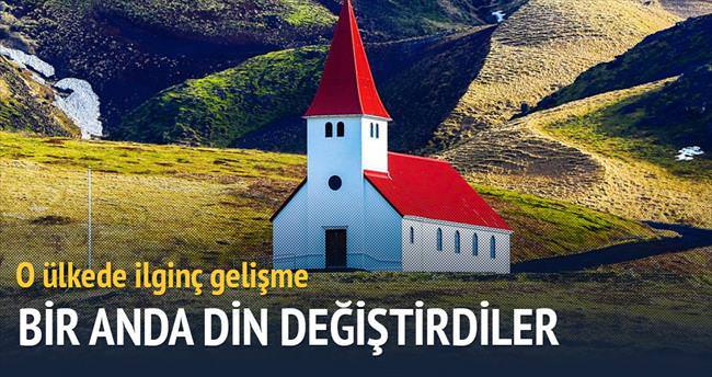 İzlandalılar bir anda din değiştirdi