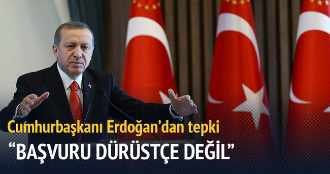 Erdoğan: Irak’ın BM’ye başvurusu dürüstçe değil