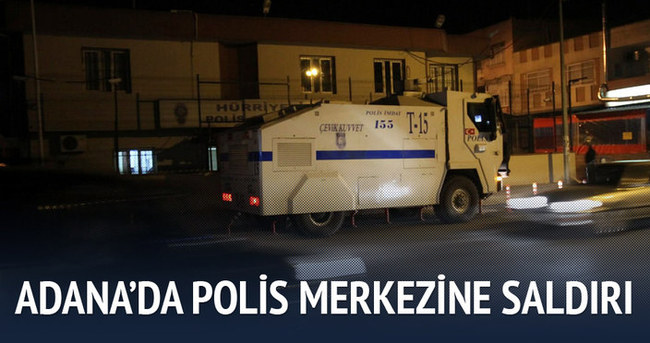 Adana’da polis merkezine saldırı