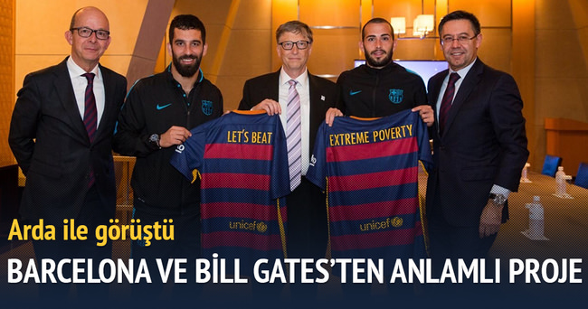 Barcelona Kulübü ile Bill Gates arasında anlamlı proje