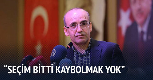 Mehmet Şimşek: Seçim bitti kaybolmak yok