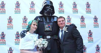 Hollywood’da Star Wars nikahı