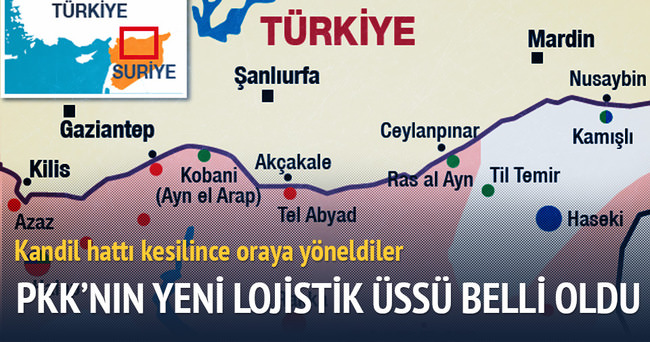 Kandil hattı kesildi lojistik Kobani’den