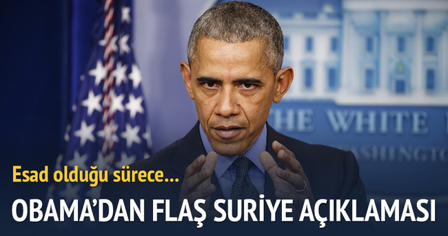 Obama’dan flaş Suriye açıklaması